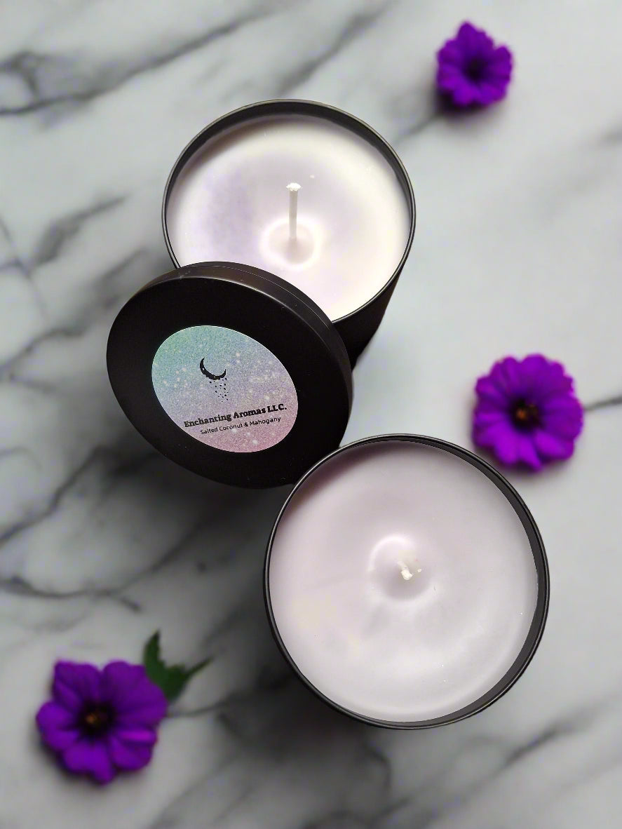 Salted Coconut & Mahogany Candle