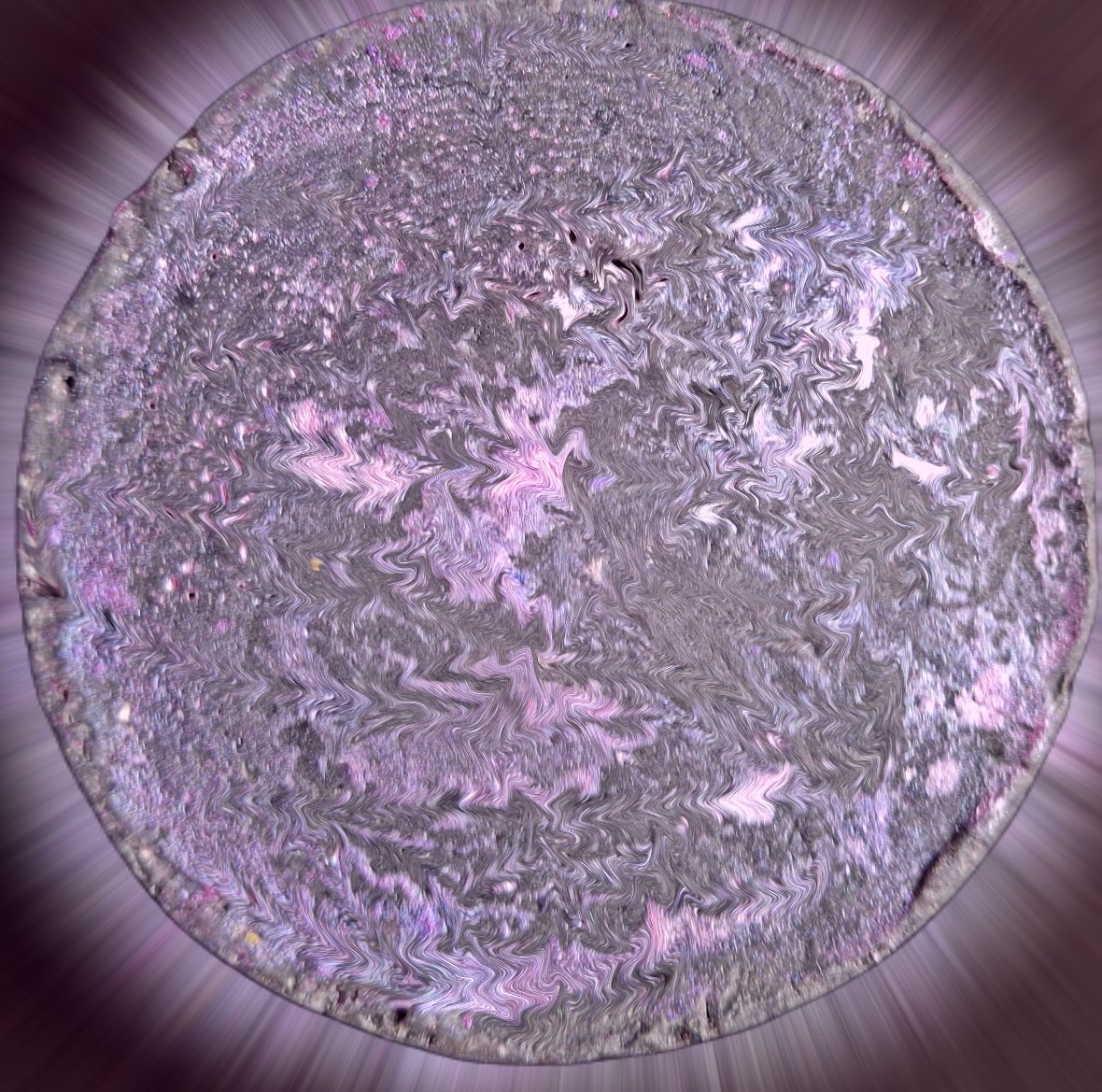 Charcoal Lavender Soap - Round
