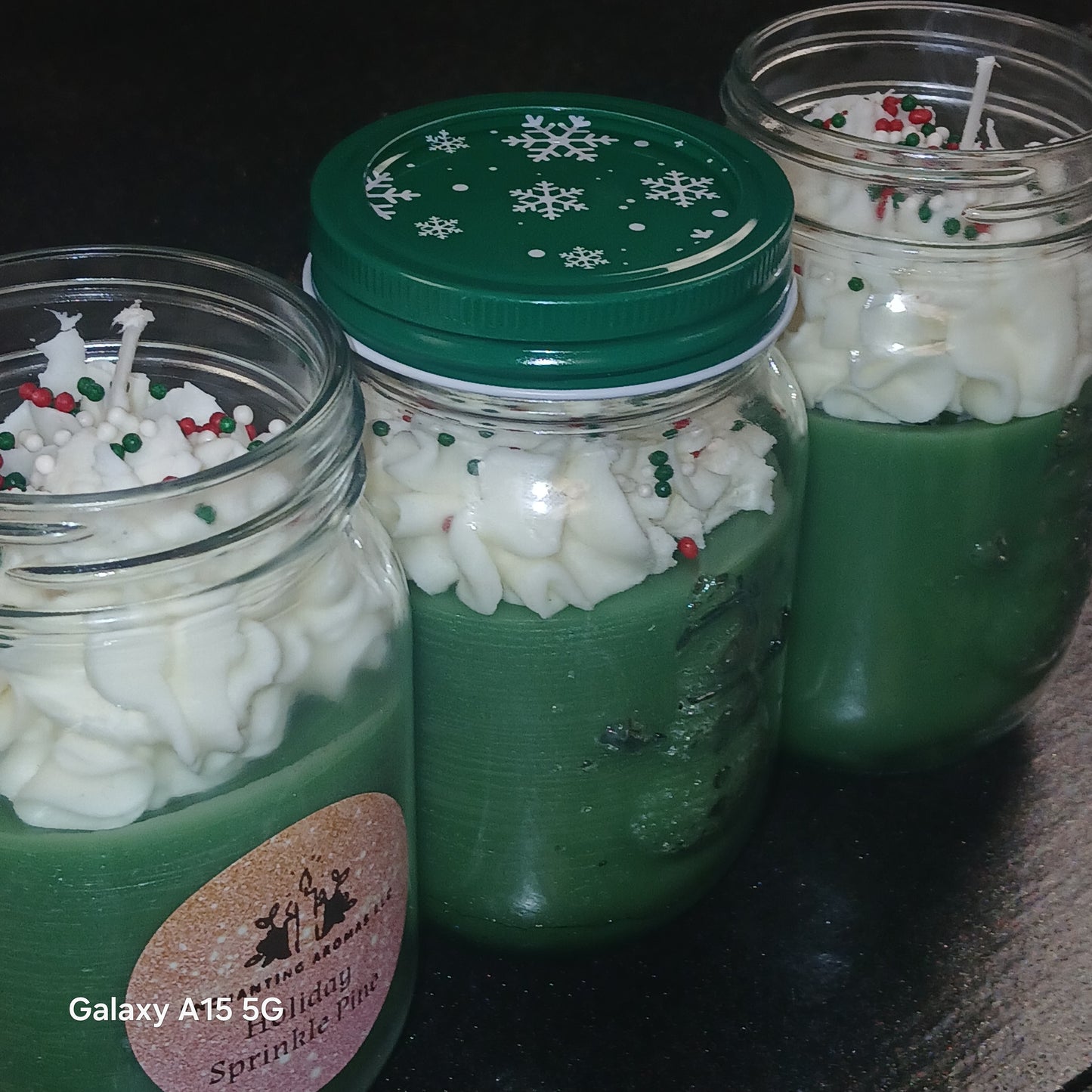 Holiday Sprinkle Pine Candle