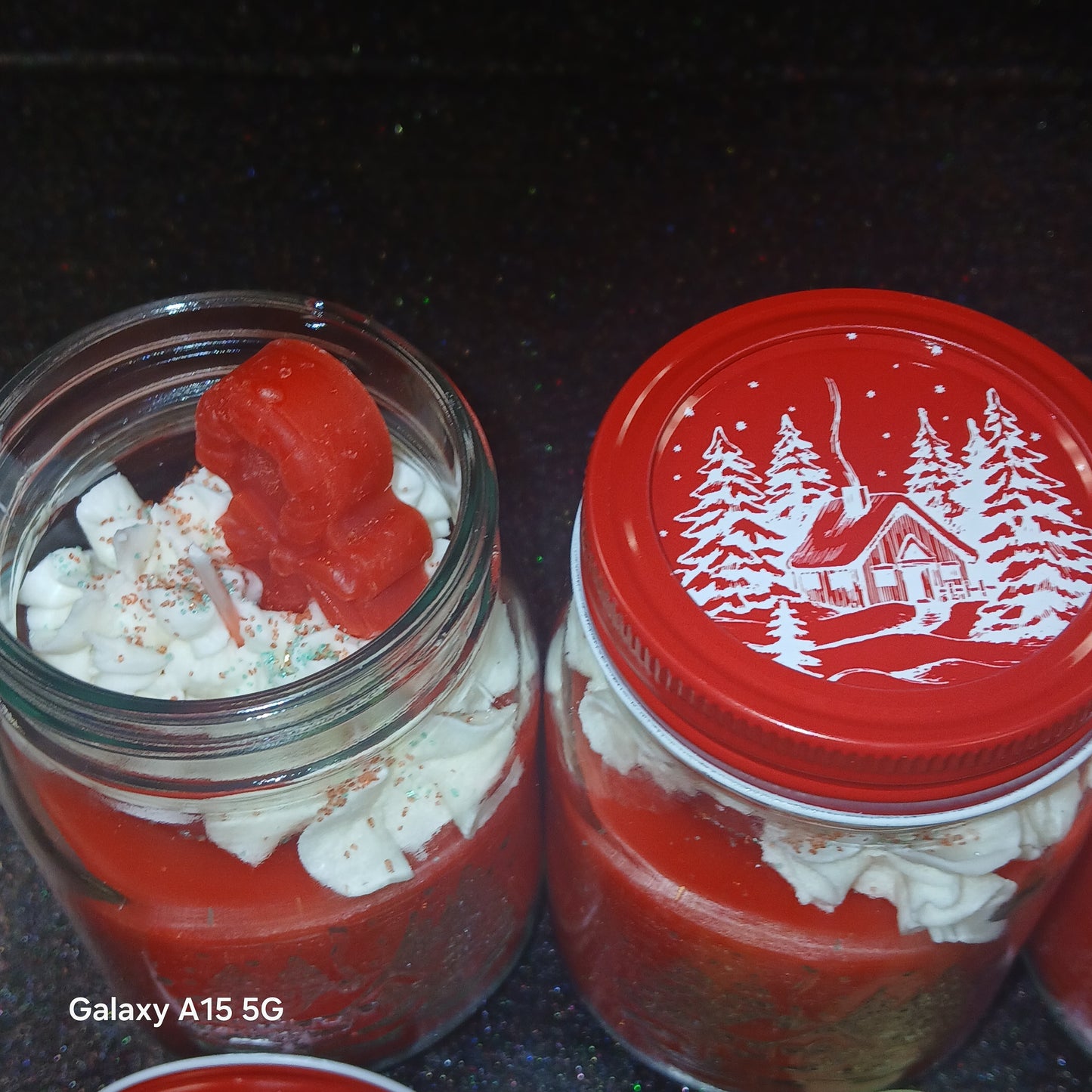 Holiday Peppermint Frost Candle
