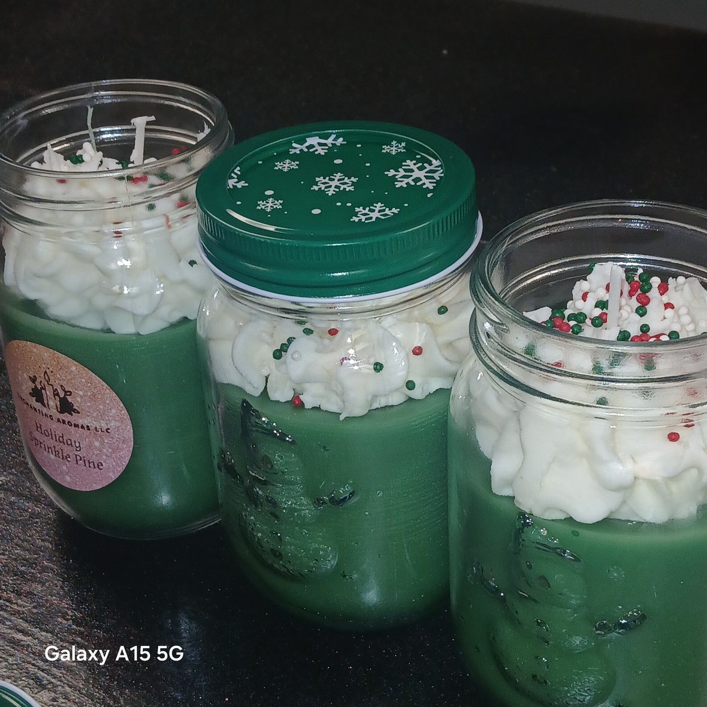 Holiday Sprinkle Pine Candle