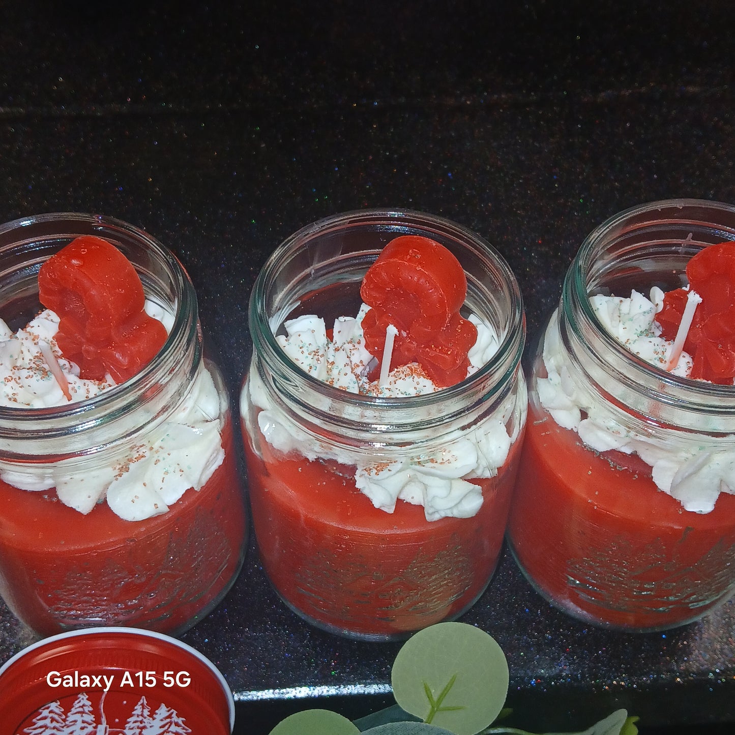 Holiday Peppermint Frost Candle