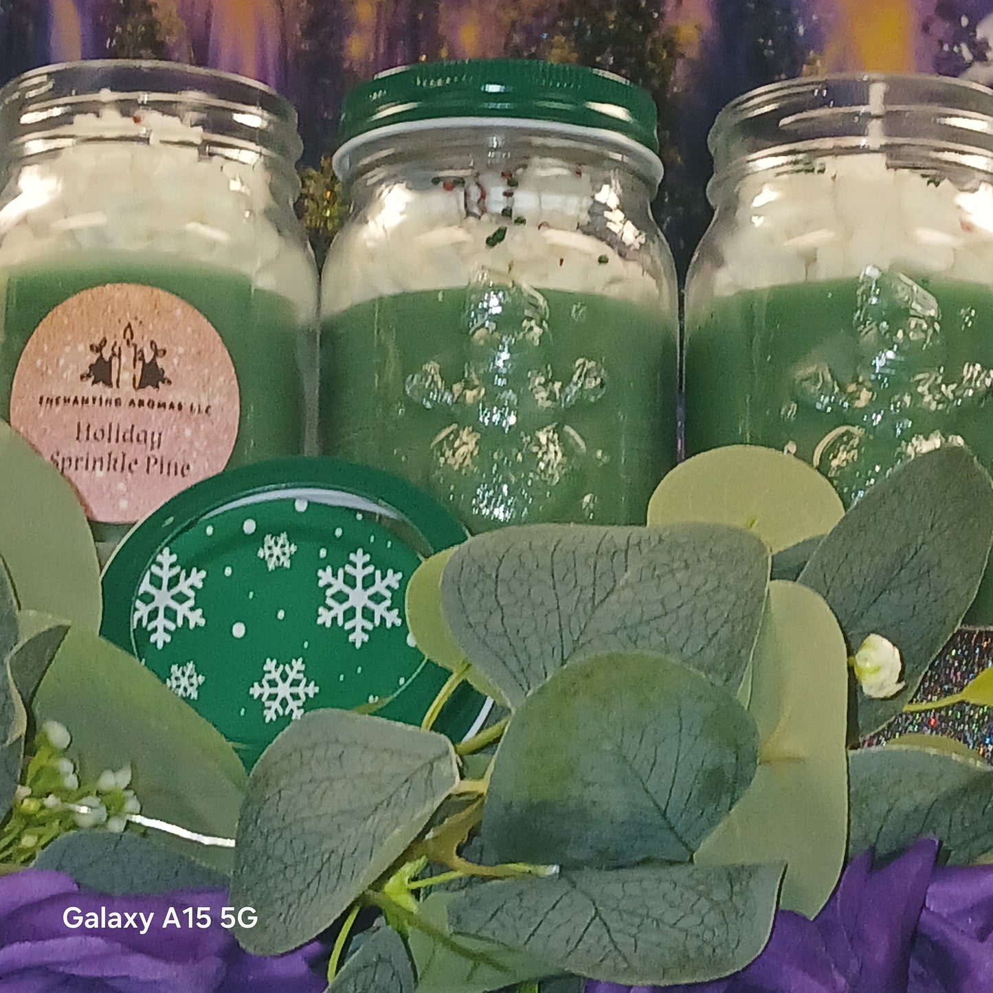 Holiday Sprinkle Pine Candle